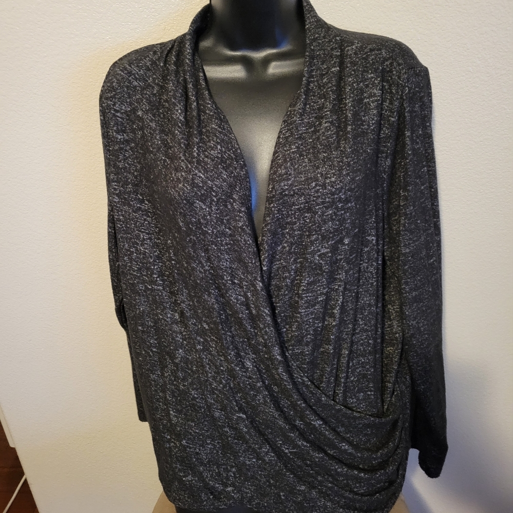 Long sleeve open sweater